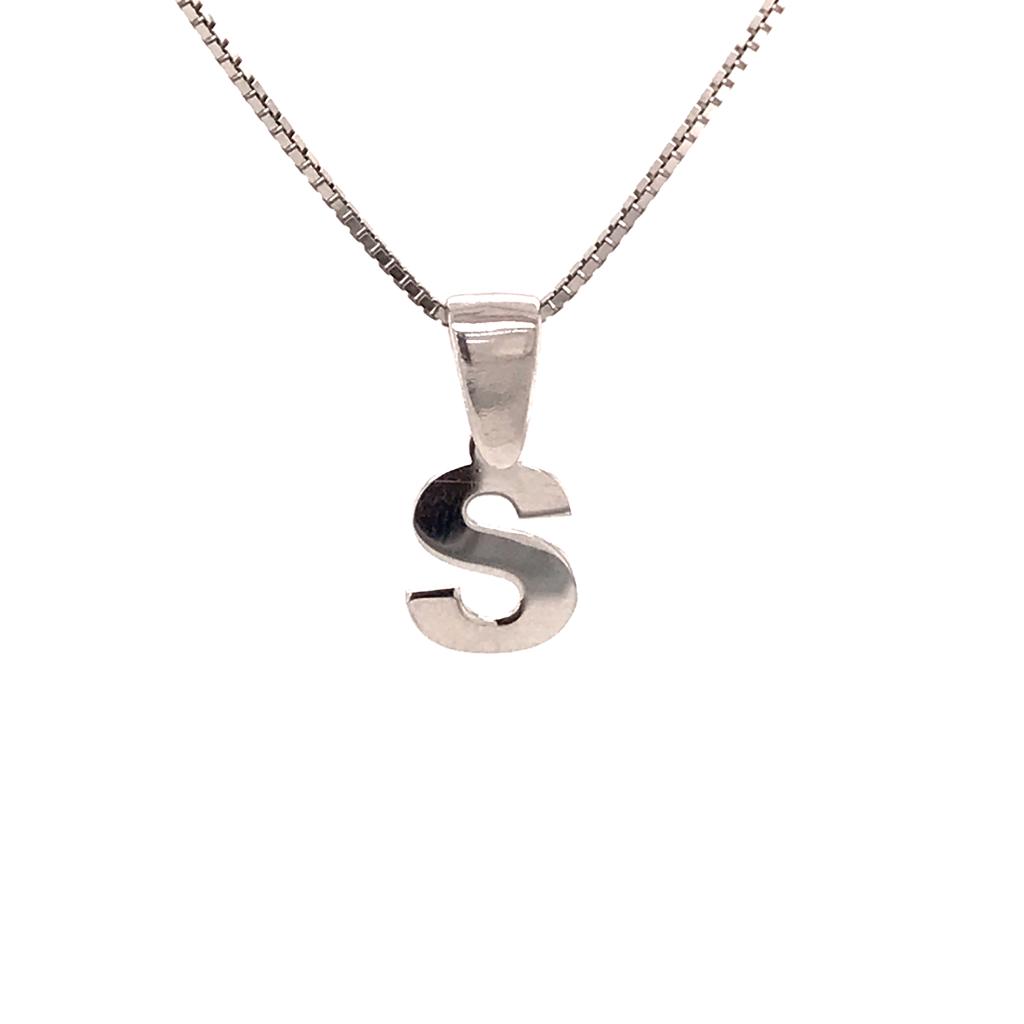 Silver 925 Initial S