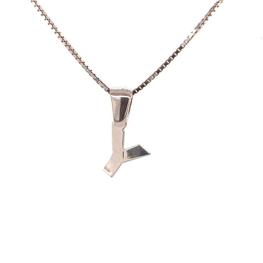 Silver 925 Initial Y