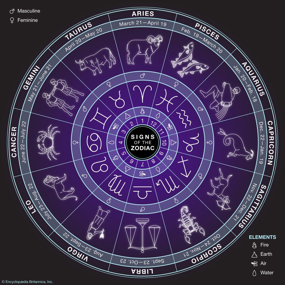 Finding your Zodiac Sign