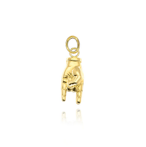 18KT GOLD PENDANT - 1114