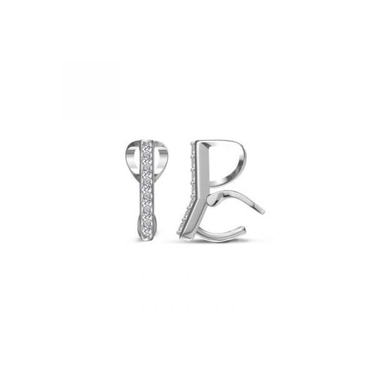 Necklace Pendant Zirconi Silver 925 with White Rhodium plating