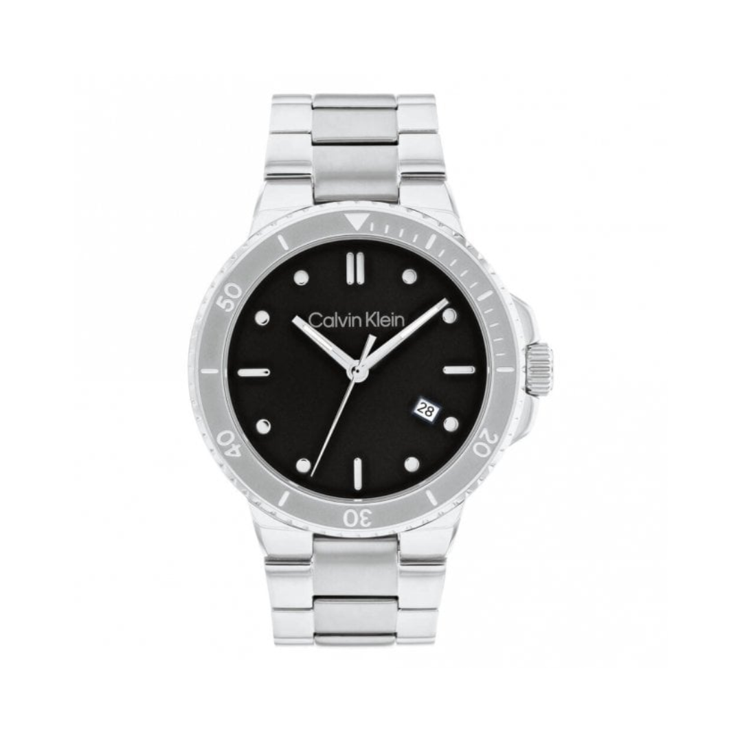 25200216 Calvin Klein Men's Quartz Stainless Steel Case Watch 25200203 ...