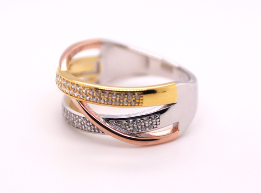 3 Tone Collection - 3 Colour Ring Ref: 3COLR002