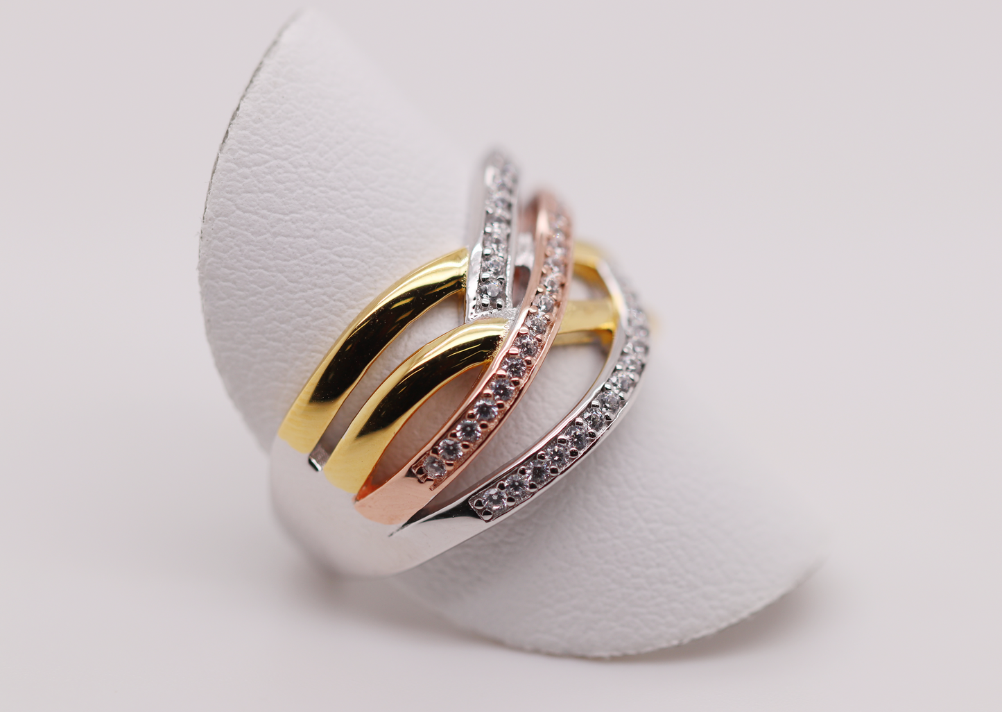 3 Tone Collection - Twist Ring Ref: 3COLR003