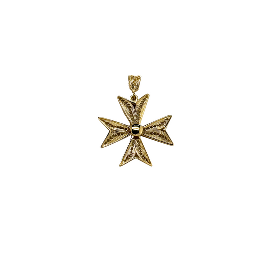 18Kt Maltese Cross Pendant Ref :P03900