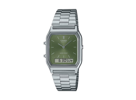 Casio Vintage - Green Dial Bracelet Watch