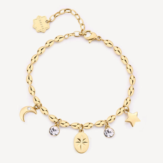 CHAKRA SYMBOLS BRACELET-HKB248