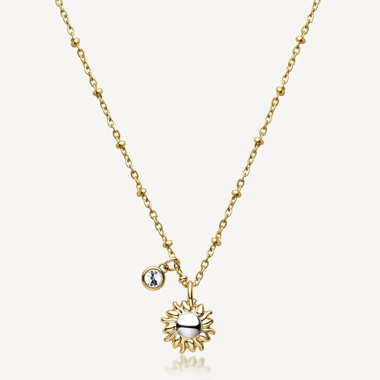 CHAKRA SYMBOLS NECKLACE HKN196
