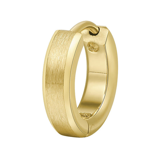 BROSWAY INK MAN EARRING GOLD IK23