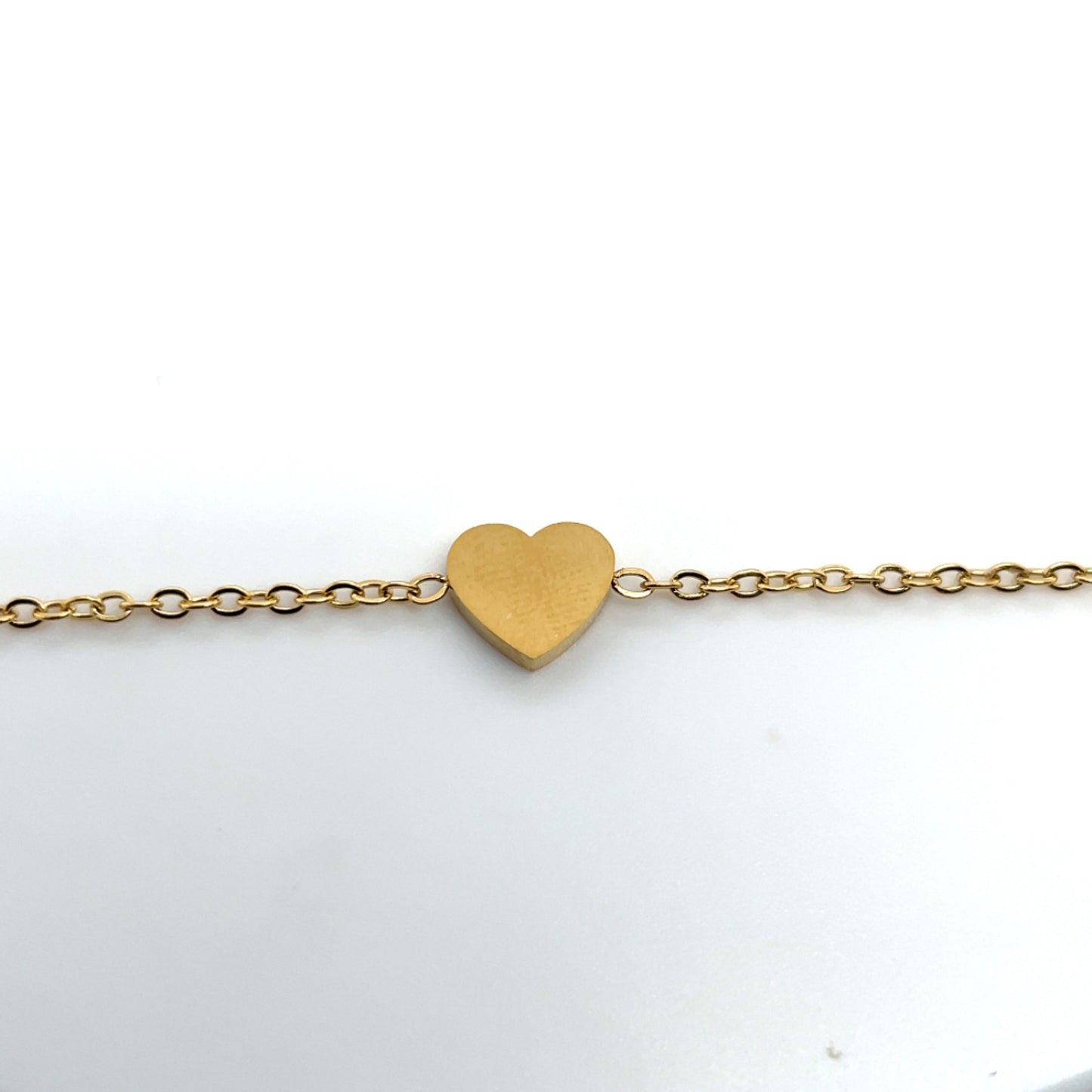 Gold Plated Heart Bracelet Ref: BR251501G