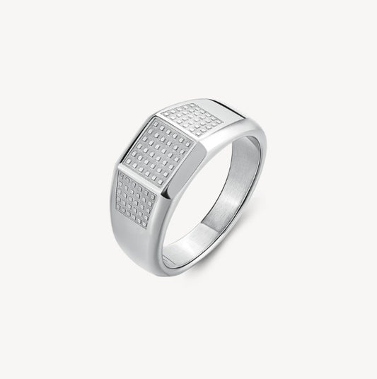 Ring Bullet Men's Stainless Steel - Size D