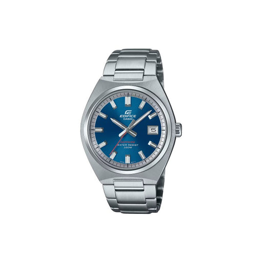 Casio Edifice – Blue Dial Stainless Steel Quartz Watch
