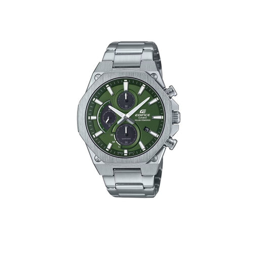Casio Edifice – Octagonal Sport Chronograph with Green Dial