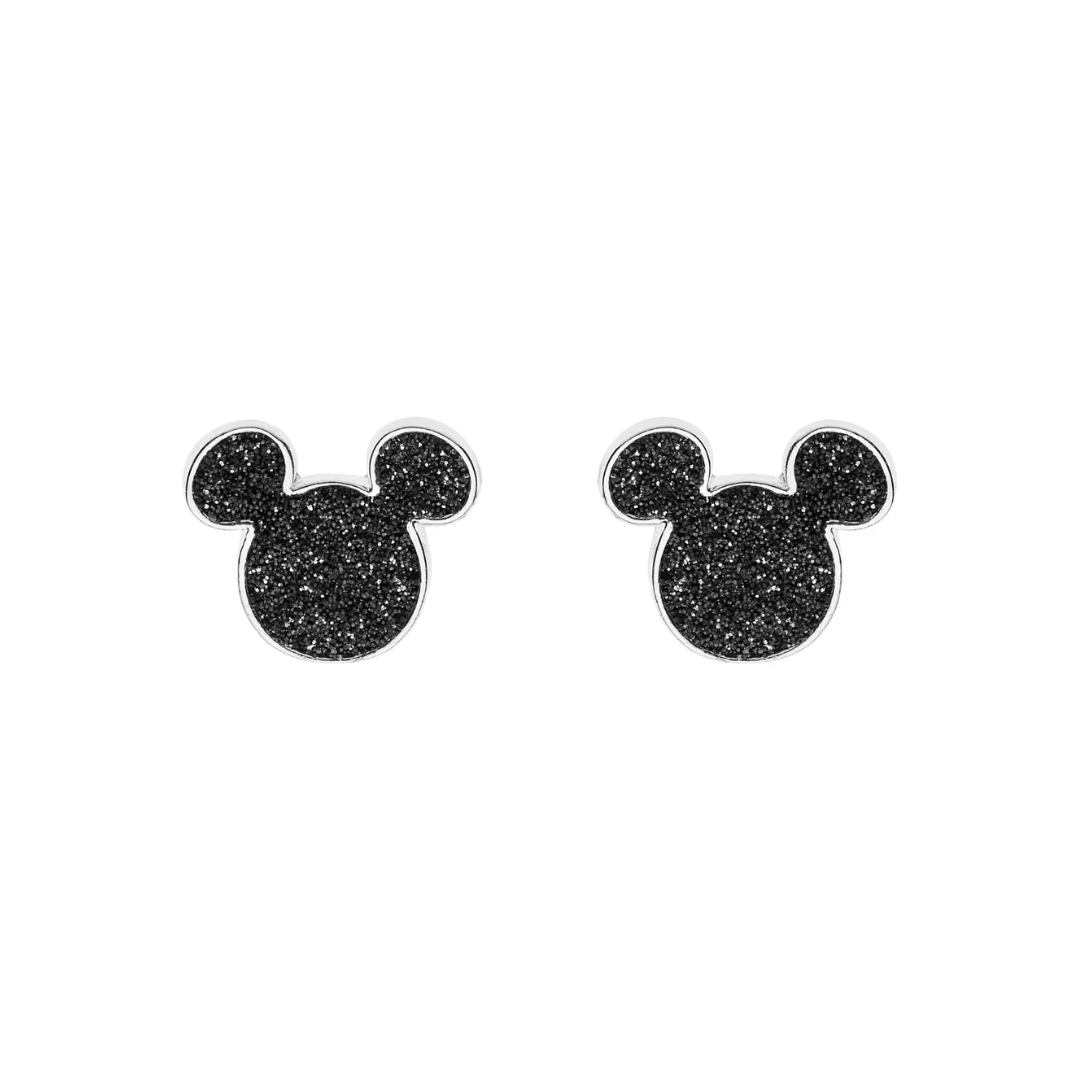 Disney Black Earrings Ref: ES00063SL.CS