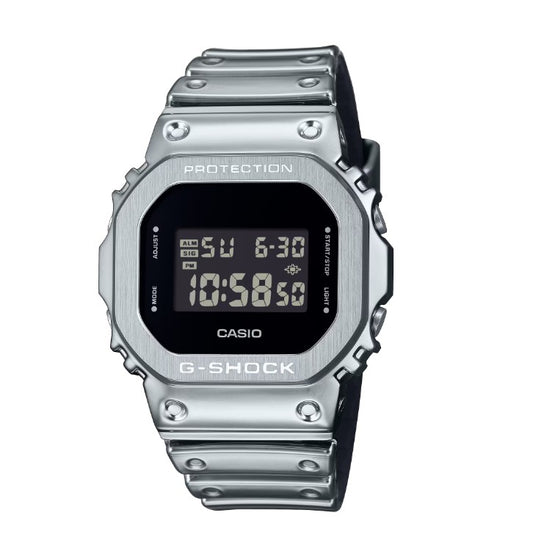 Casio G-SHOCK GM5600YM8ER – Silver 5600 with Silicone Watch Band