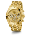 GUESS Mens Gold Tone Multi-function Watch GW0260G4