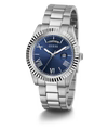 GUESS Mens Silver Tone Day/Date Watch GW0265G7
