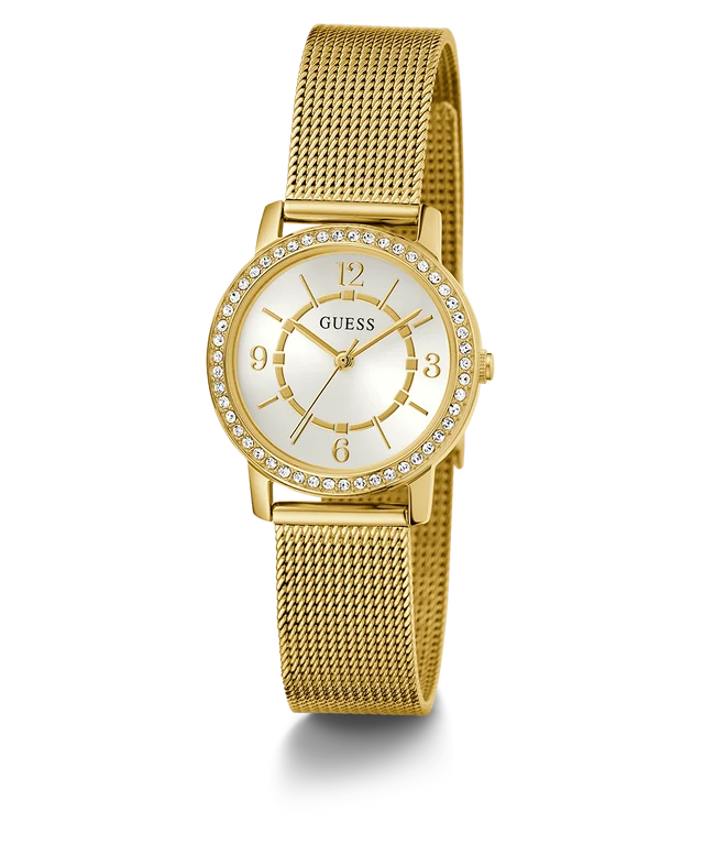 GUESS Ladies Gold Tone Analog Watch GW0534L2