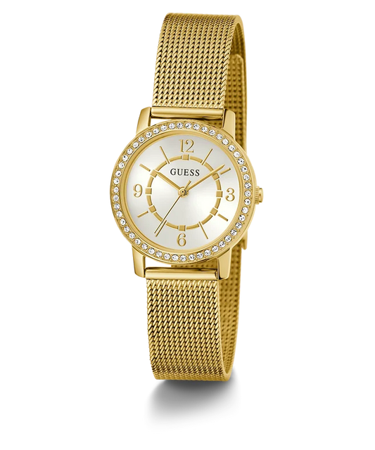 GUESS Ladies Gold Tone Analog Watch GW0534L2