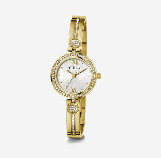 GUESS Ladies Gold Tone Analog Watch