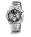 GUESS Equity Mens Silver Tone Multi-function Watch GW0703G1
