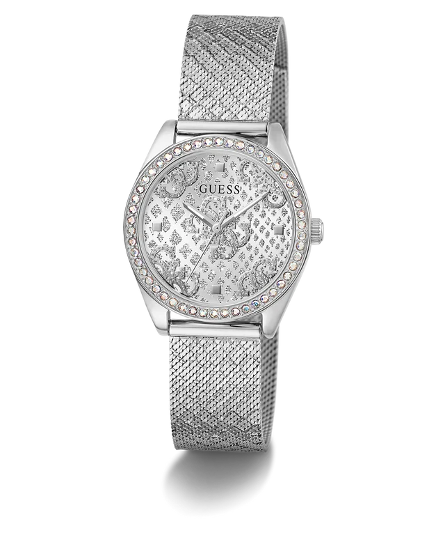 GUESS Ladies Silver Tone Analog Watch GW0748L1