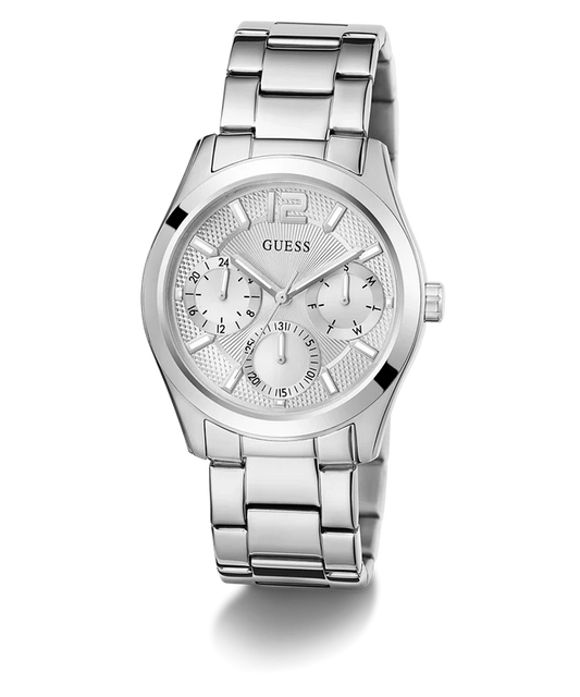 GUESS Ladies Silver Tone Multi-function Watch GW0760L1