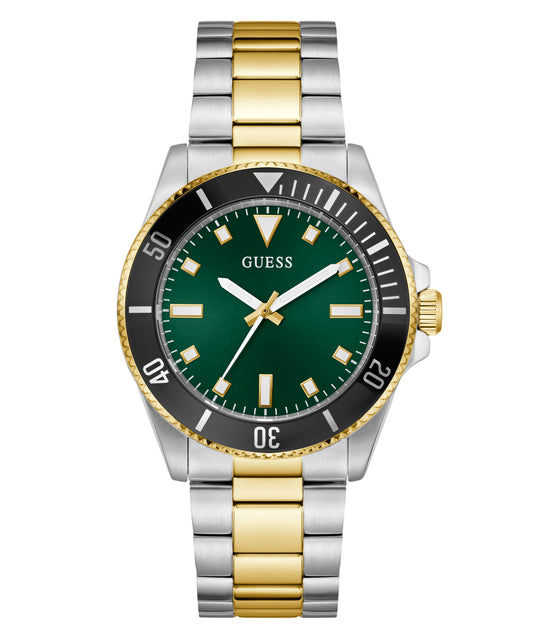GUESS Mens 2-Tone Analog Watch GW0968G4