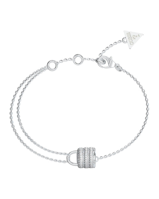 My Secret Mini Padlock Crystal Bracelet - UBB05418RHL