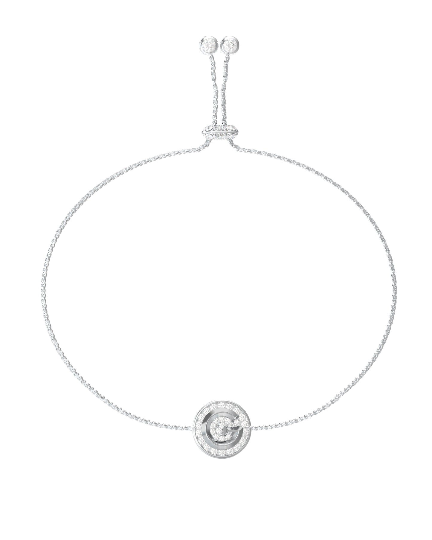 G Crystal Chain Bracelet - UBB05447RH