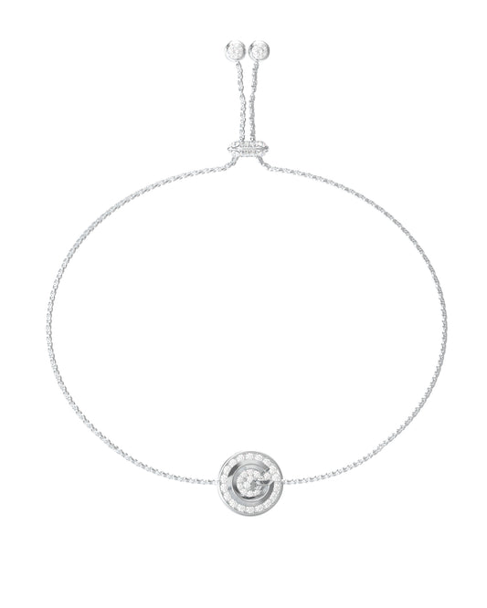 G Crystal Chain Bracelet - UBB05447RH
