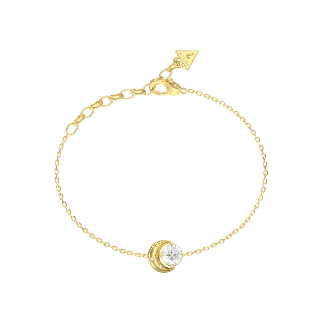 Guess Aurora Women's Gold Cubic Zirconia Bracelet UBB06234YGL