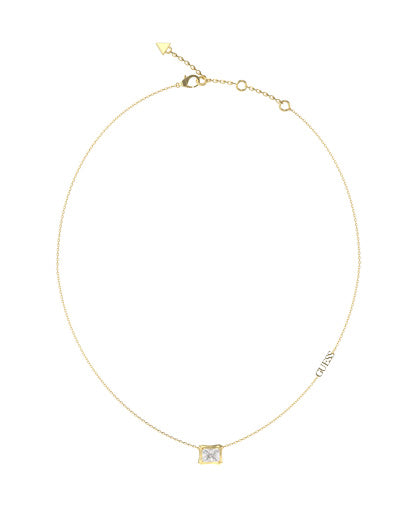 Guess Bamboo Crystal Gold Necklace - UBN05252YG