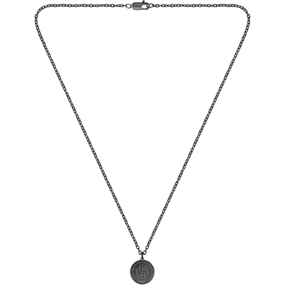 Hugo Boss Double B Coin Men's Necklace 1580762