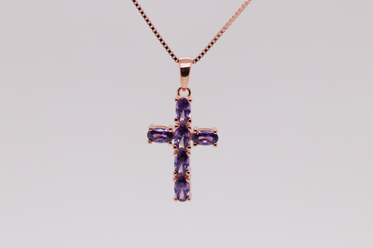 Ovale Viola Cross Ref: RCROPR-PG