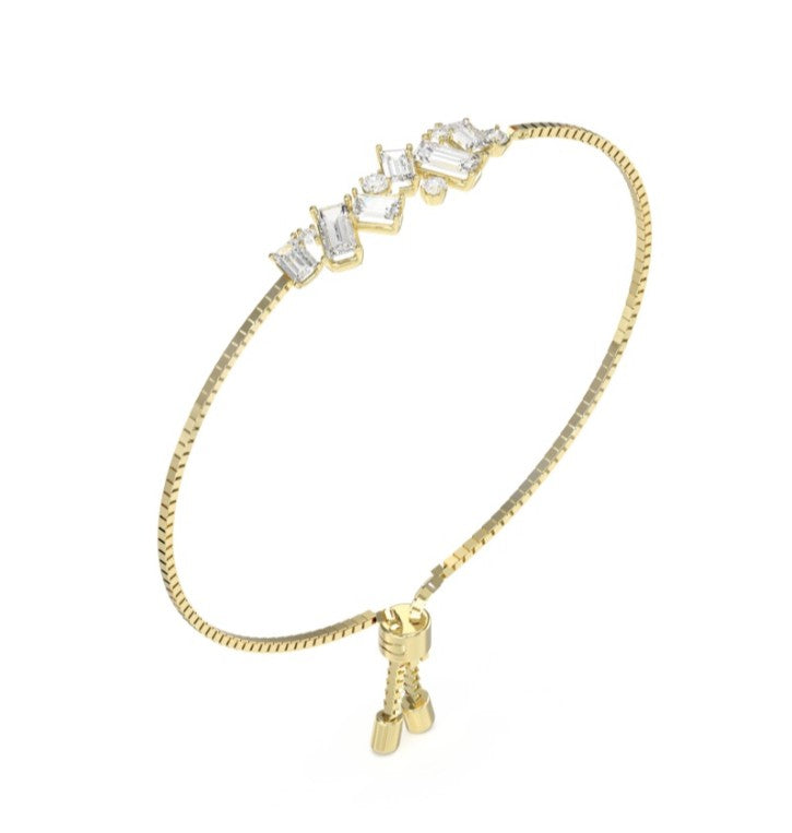 Chandelier Crystal Gold Bracelet