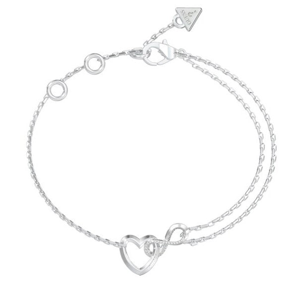 Iconique Crystal Infinity & Heart Bracelet