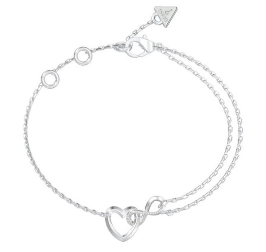 Iconique Crystal Infinity & Heart Bracelet