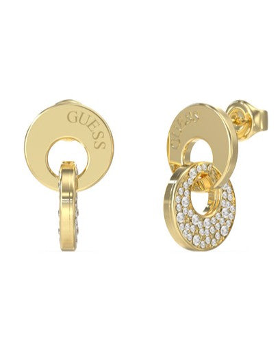 Guess UBE05221YG – Gold‑Tone Crystal Earrings