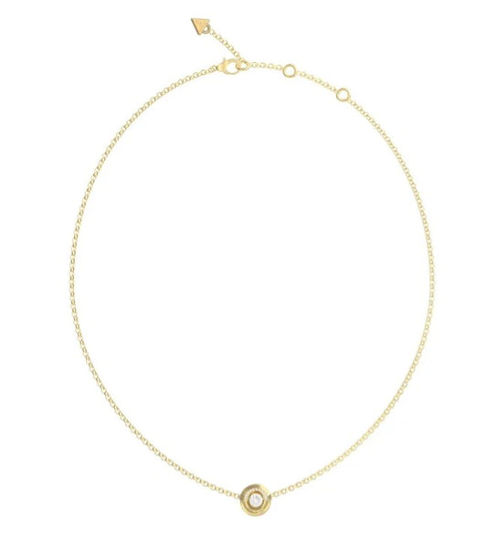 Coin Pave Necklace