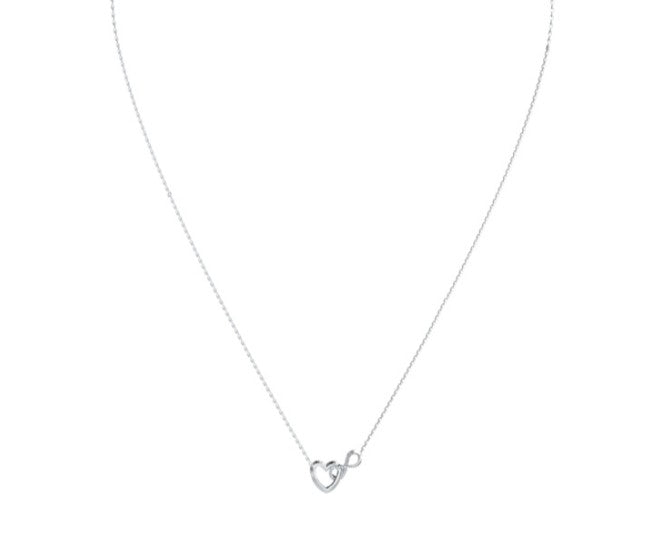 Guess Iconique Heart Silver Necklace UBN05530RH