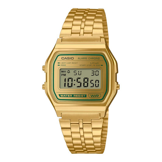 Casio A158WEGV9AEF Vintage  Gold-Tone Digital Watch