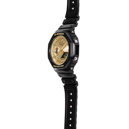 Casio GA2100GB1AER Slim Black & Gold Tough Watch