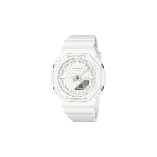 Casio G-Shock GMA-P2100-7AER One Tone 2100 White Strap Watch REF: GMAP21007AER