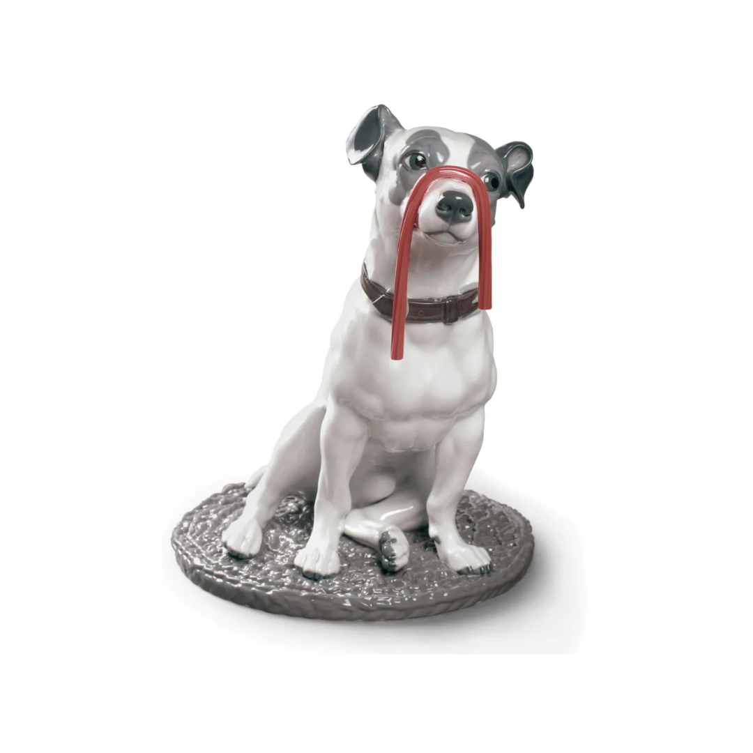 Jack Russell with Licorice Dog Figurine REF: 01009192