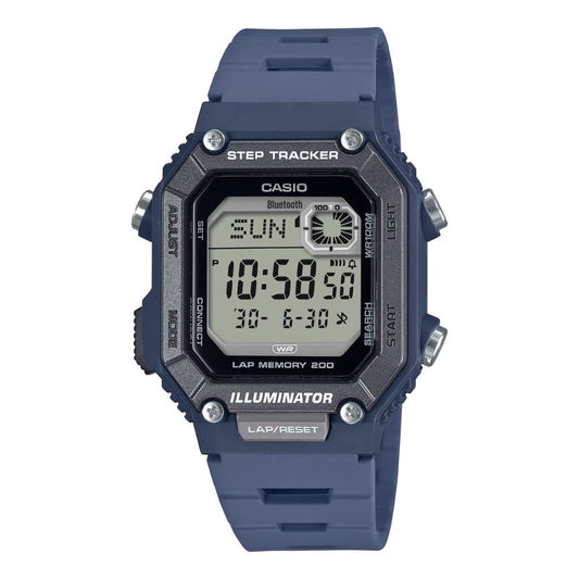 Casio WSB10002AVEF Sporty Bluetooth Step Tracker Digital Watch