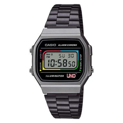 Casio A168WEUC1AER Limited Edition UNO Retro Digital Watch