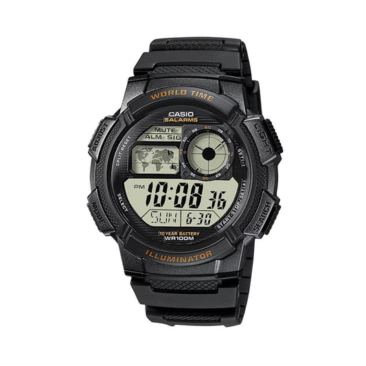 Casio AE1000W1AVEF Everyday World Time Digital Watch
