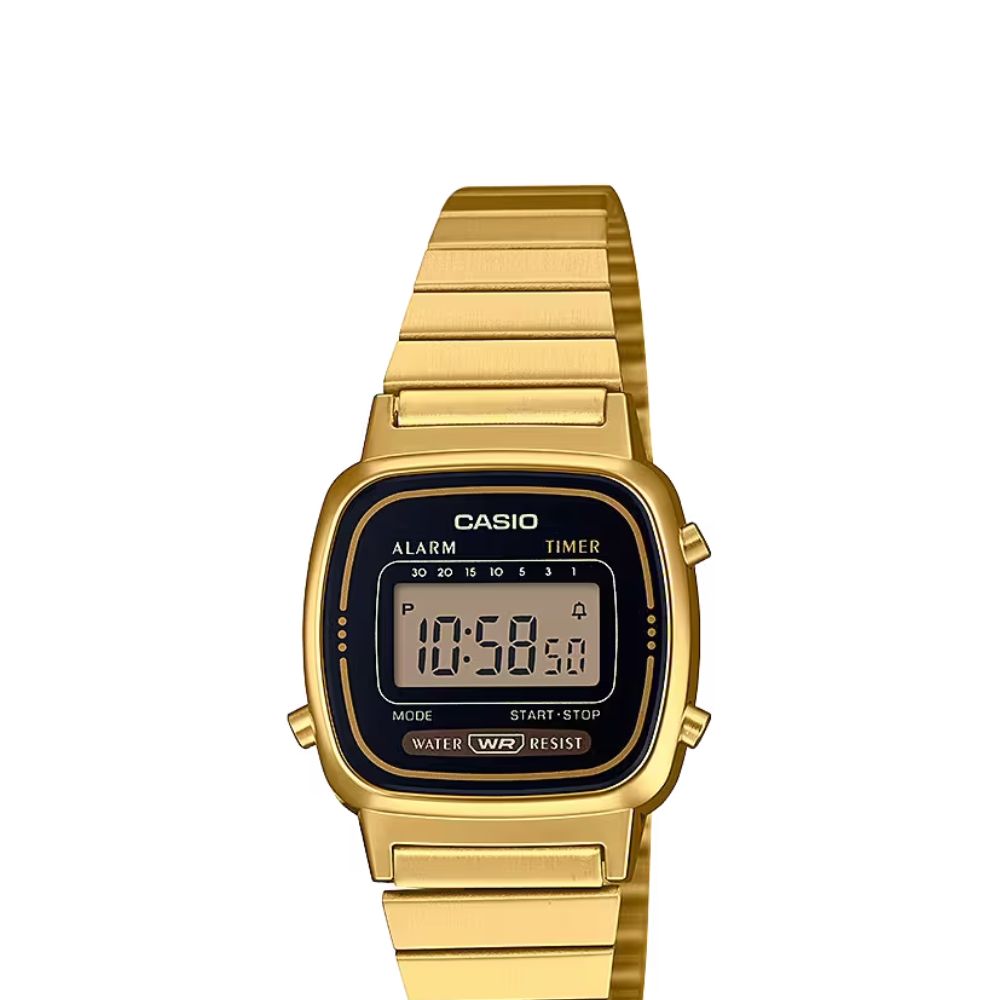 Casio Retro Gold Digital Watch - LA670WEGA1EF