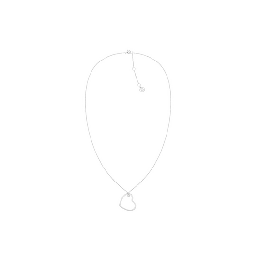 Tommy Hilfiger Minimal Heart Necklace Silver Ref: 2780756
